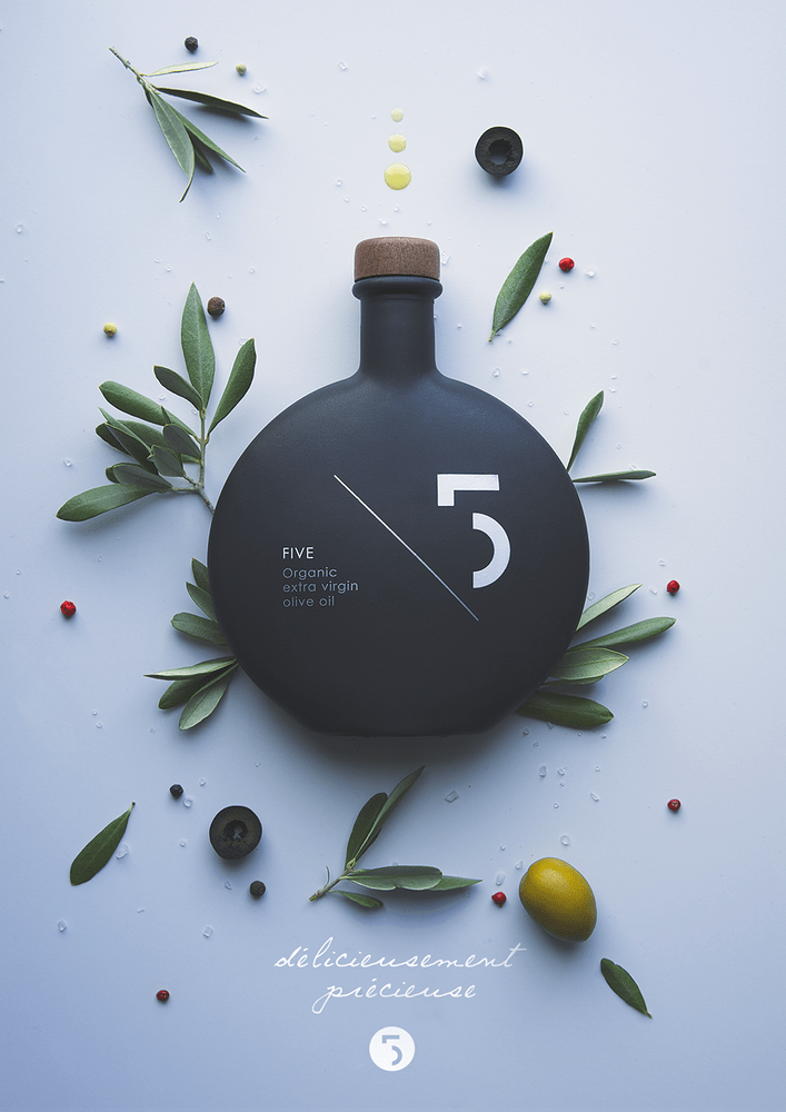 Awesome Packaging Design Pierrick Allan – Five Olive Oil