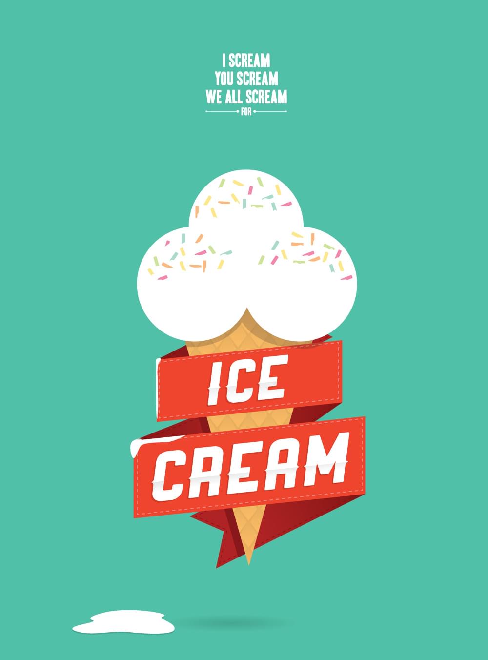 I scream You scream We all scream for Ice Cream on Inspirationde