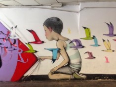 New Whimsical and Colorful Murals by Seth Globepainter