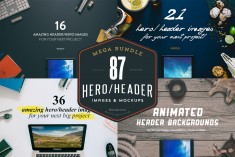 MEGA BUNDLE – 87 Hero/Header images