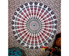 Ethnic Mandala Twin Tapestry Bedspread Queen