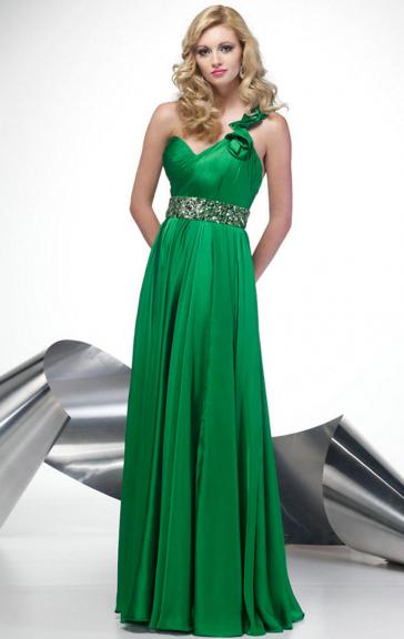 Hot Style Green Bridesmaid Dress From Queeniebridesmaid