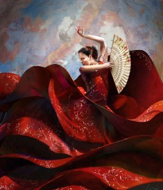 Flamenco. Digital painting by Francisco Jose Albert Albusac, Spain. Software: photoshop CS5. | a ...