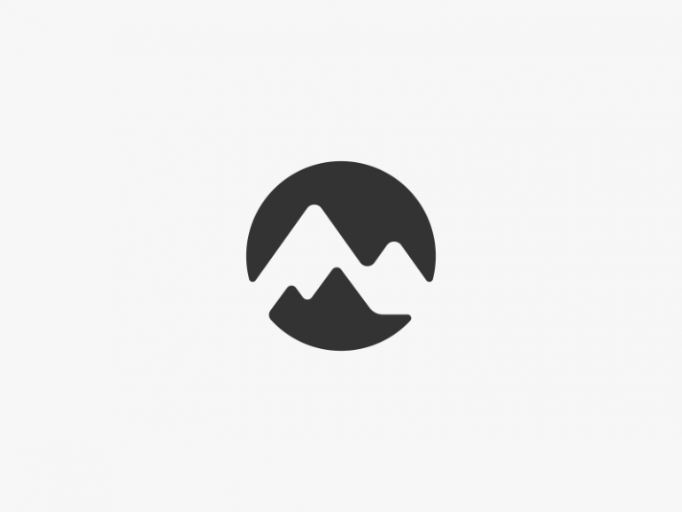 Mountain Range Logo Design by Dalius Stuoka on Inspirationde
