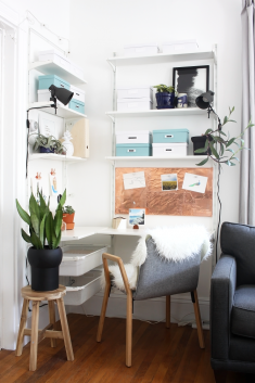 Scandinavian Workspace Makeover — The Reveal