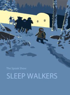 Sleep Walkers graphic novel cover by EllenBarkin