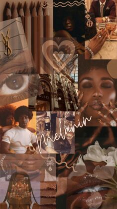 Melanin, brown skin girl aesthetic wallpaper