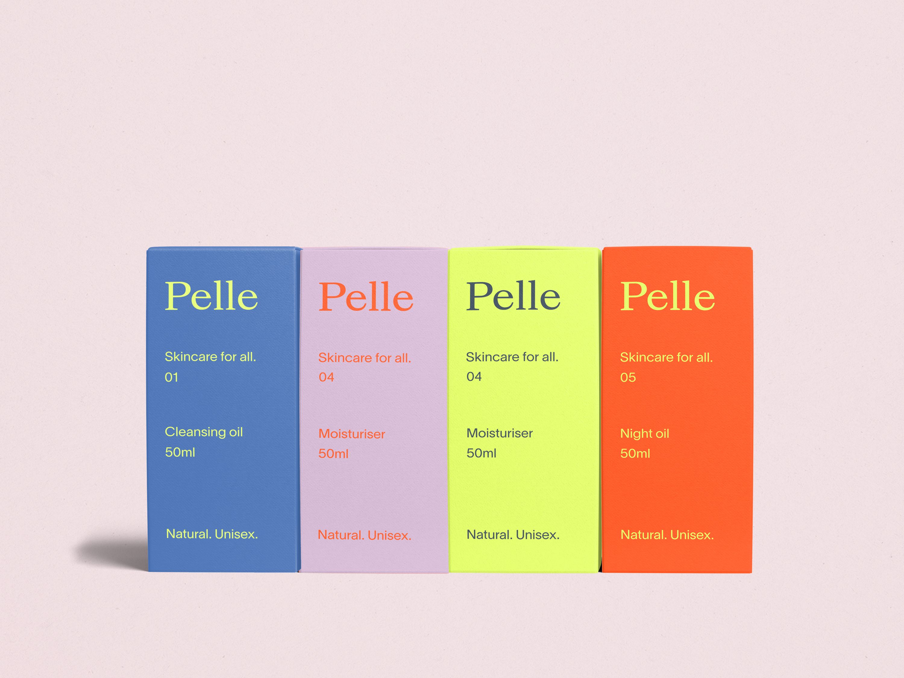 Pelle Skincare Packaging • Niketa Tripp Design
