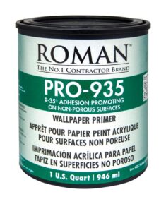 Roman R-35 Clear Water-Based Acrylic Wallcovering Primer 1 qt
