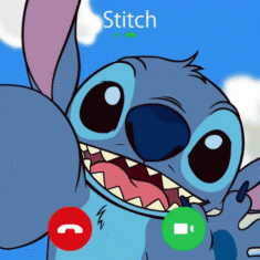 Stitch Call GIF – Stitch Call Hi – Discover & Share GIFs