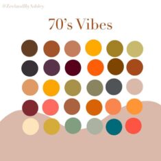 Vintage 70s Procreate Color Palette 30 Swatches for Ipad – Etsy