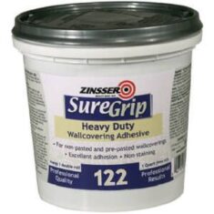 Zinsser Wallcovering Adhesive SureGrip High Strength 1 qt Clear 69384