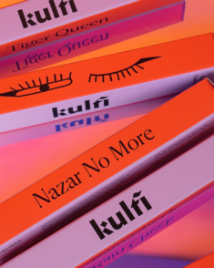 Badal Patel’s identity for Kulfi, a South Asian cosmetics brand challenging ‘Eurocen ...