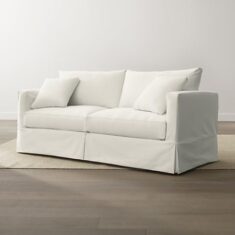 Willow II Slipcover Sofas & Living Room Furniture | Crate & Barrel
