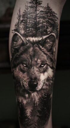 Top Beautiful Wolf tattoo designs for Men – Inspirational Wolf ideas for Men and Women
