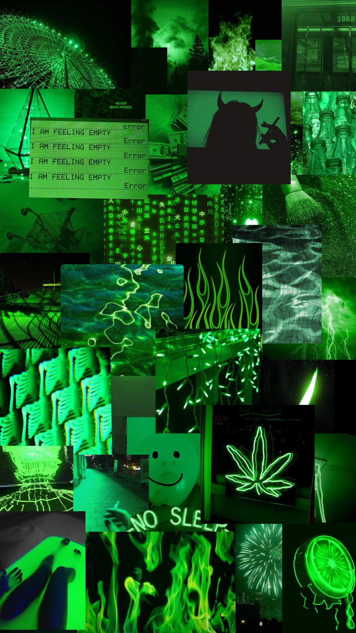 Green aesthetic 💚 #green #aesthetic #background #lights #dark #wallpaper  #freetoedit