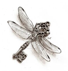 Key of the Dragonfly (Tattoo) by CassandraReitzig on DeviantArt