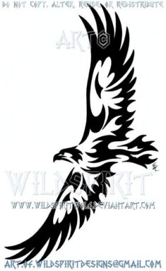 Soaring Eagle Tribal Design by WildSpiritWolf on DeviantArt