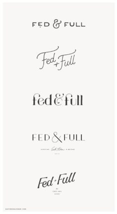 A Creative Brand and Website Launch for Fed & Full! – Saffron Avenue