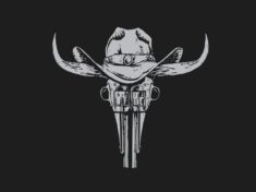 Bull Gun Skull
