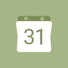 Calendar Icon Green Pastel – IOS 14