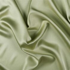 Celery Silk Crepe Back Satin, Fabric By The Yard