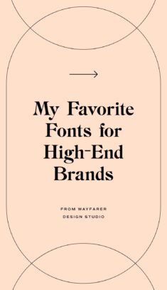 Favorite Paid Fonts for High-End, Sophisticated Brands