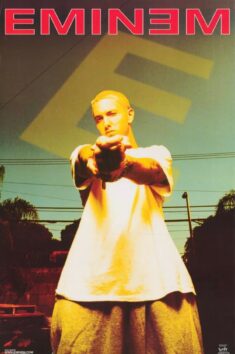 RARE Original Vintage 2003 Eminem Rapper White Shirt Hip Hop Rap Music Promo Poster