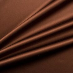 Soft Chocolate Brown Silk Satin