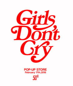 VERDYによる1デイ・ポップアップ “Girls Don’t Cry POP UP STORE”前夜祭の模様をプレビュ ...