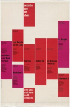 Wolf Zimmerman. Deutsche Oper am Rhein. 1962 | MoMA