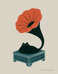My 40 Minimal Illustrations For Art, Nature And Cat Lovers (New Pics)