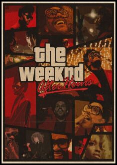 Athvotar Rapper Posters Hip Hop The Weeknd Wiken Potted Brother Quality Vintage Kraft Paper Pain ...