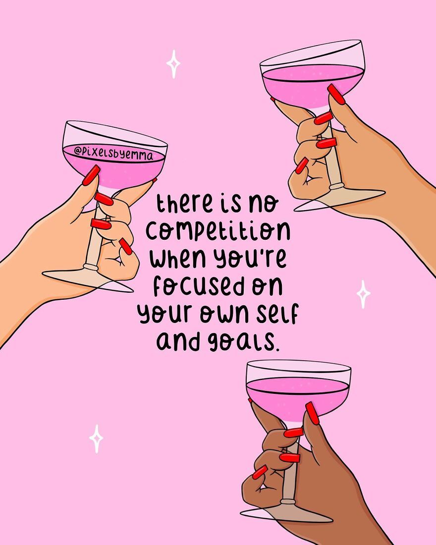 50 Illustrations I Made To Inspire Positive Thoughts And Femininity