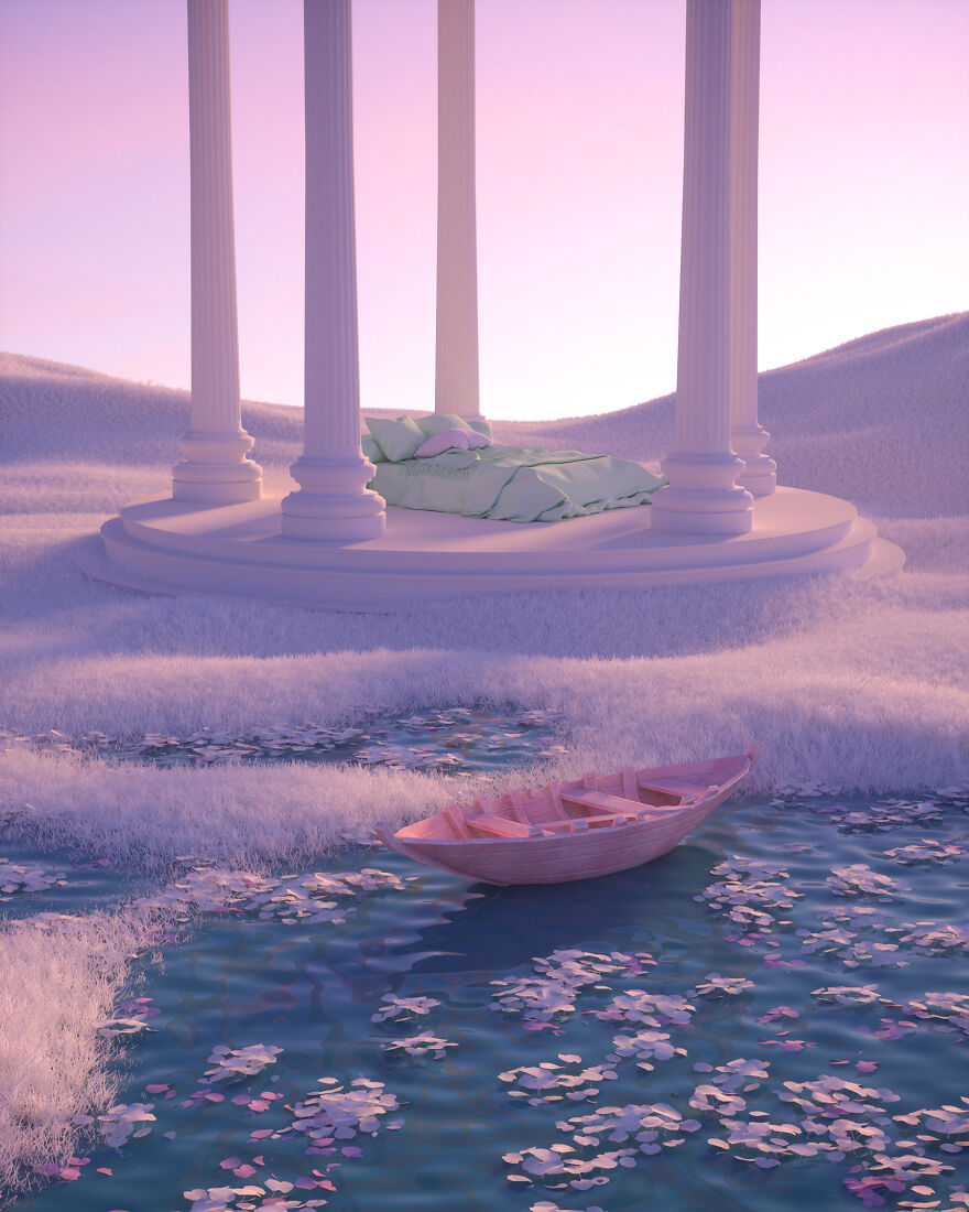 I Made Another 20 Soothing And Dreamlike 3D Landscapes (New Pics)