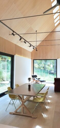Nate Dalesio completes upstate house covered in corkboard panels