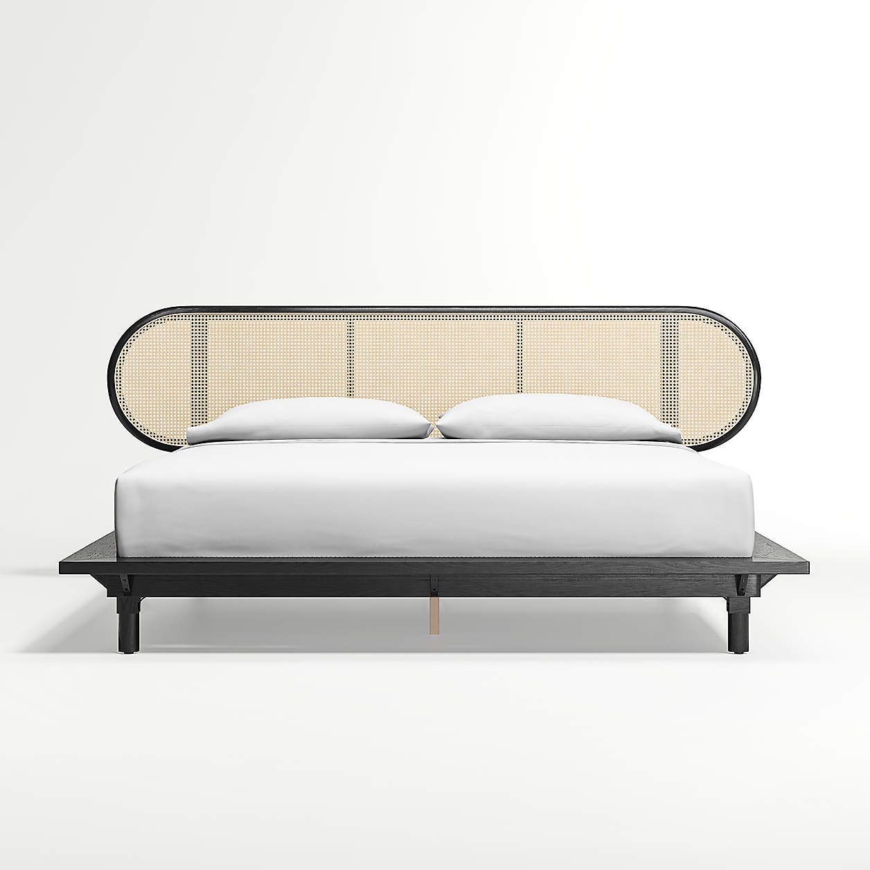 Anaise Cane King Bed Frame + Reviews | Crate & Barrel