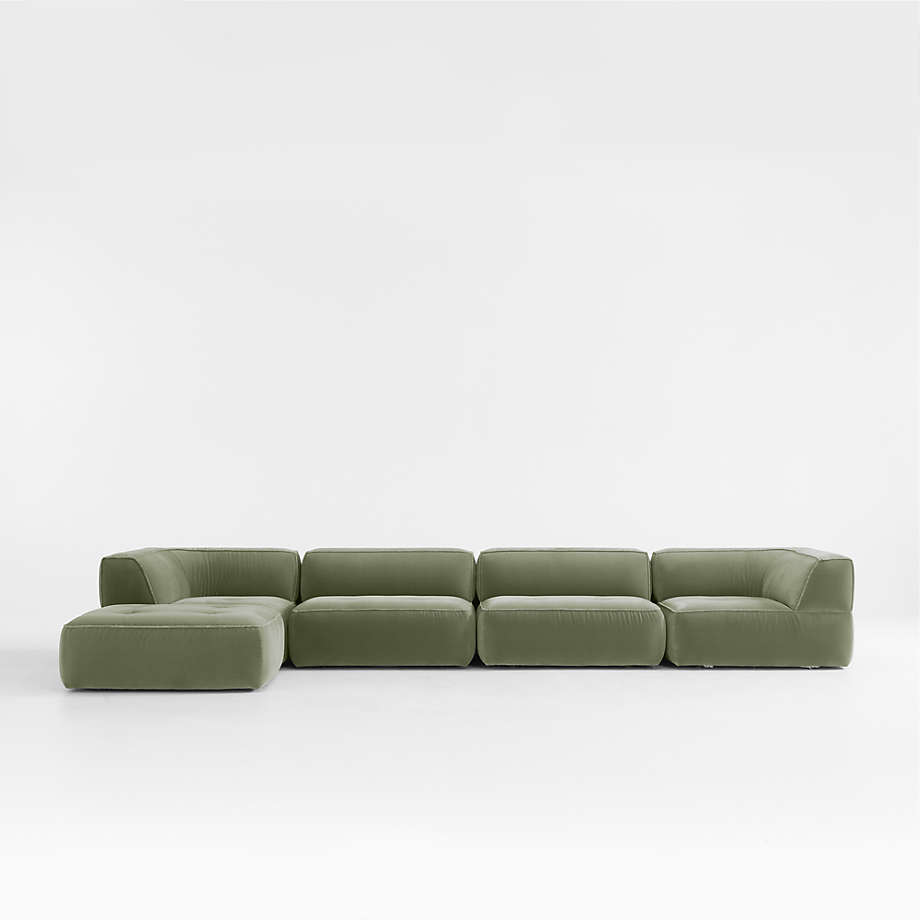 Angolare 5-Piece Reversible Sectional Sofa by Athena Calderone | Crate & Barrel