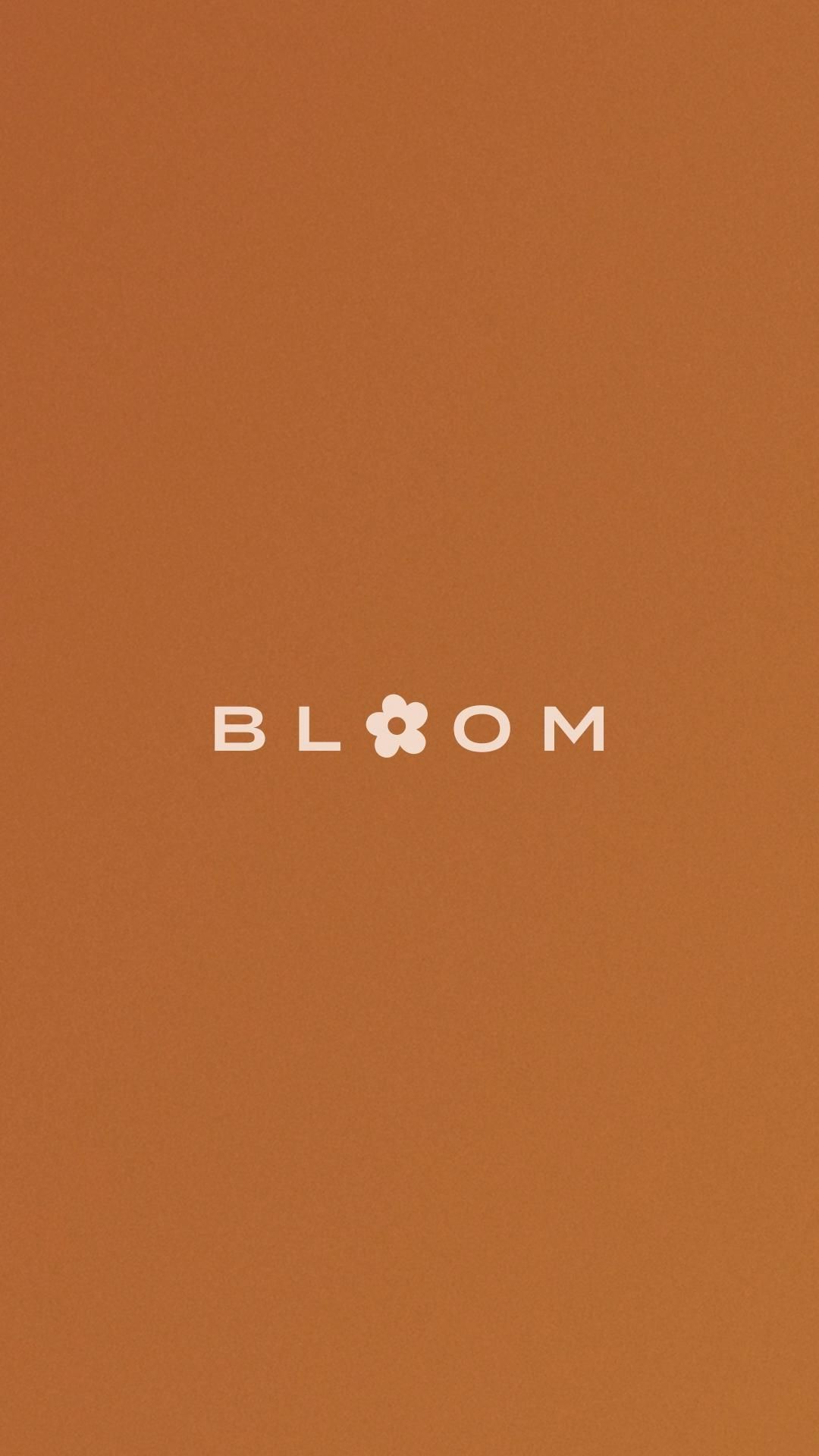 BLOOM flower shop minimalist modern logo design