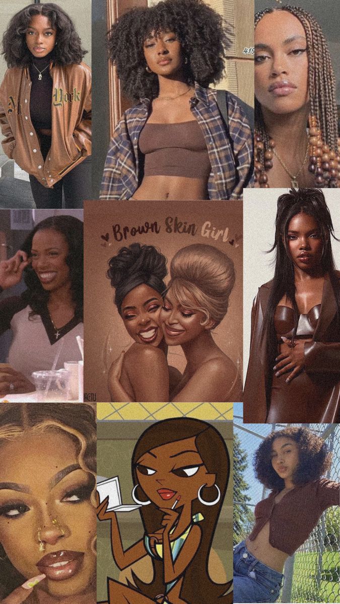 Black girl aesthetic wallpaper brown aesthetics