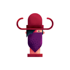 Flat Design Character Illustration in Adobe Illustrator CC 2019 – Cowboy