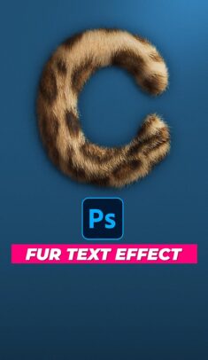 🐈 Fur Text Effect in Photoshop!