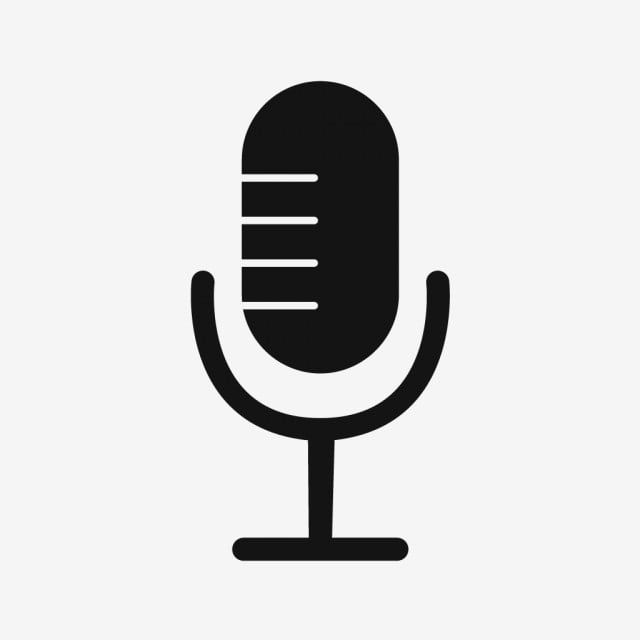 Microphone Silhouette Vector PNG, Vector Microphone Icon, Microphone Icons, Mic, Microphone PNG  ...