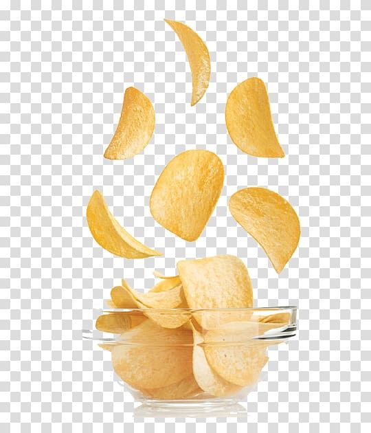 Potato chips on clear glass bowl, French fries Potato chip Snack Food, Chips Snacks transparent  ...