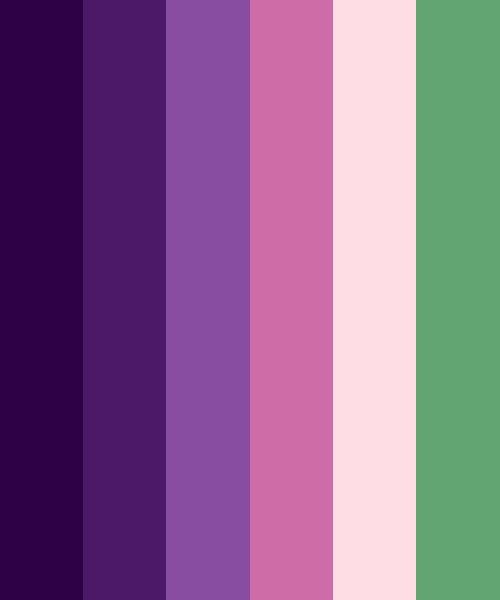 Violet, Pink And Green Color Scheme » Green
