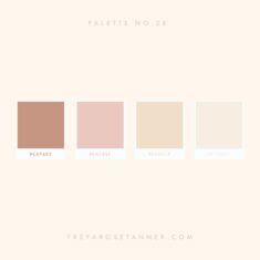 Colour Palettes — Freya Rose Tanner