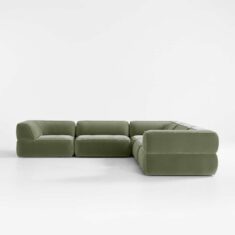 Angolare 5-Piece L-Shaped Sectional Sofa by Athena Calderone | Crate & Barrel
