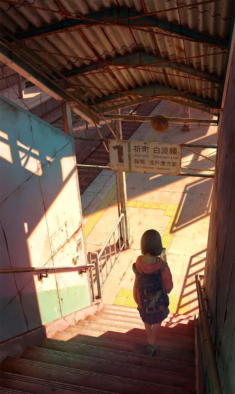 Artist Combines Photorealistic and Anime Style Drawings in Beautifully Nostalgic Illustrations