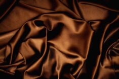 Brown Satin Fabric Background
