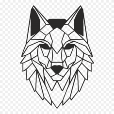 Download Transparent Wolf Face Png – Geometric Wolf Png Clipart (#5611883) – PinClipart